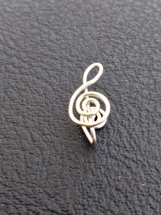 Music Note Nose Ring