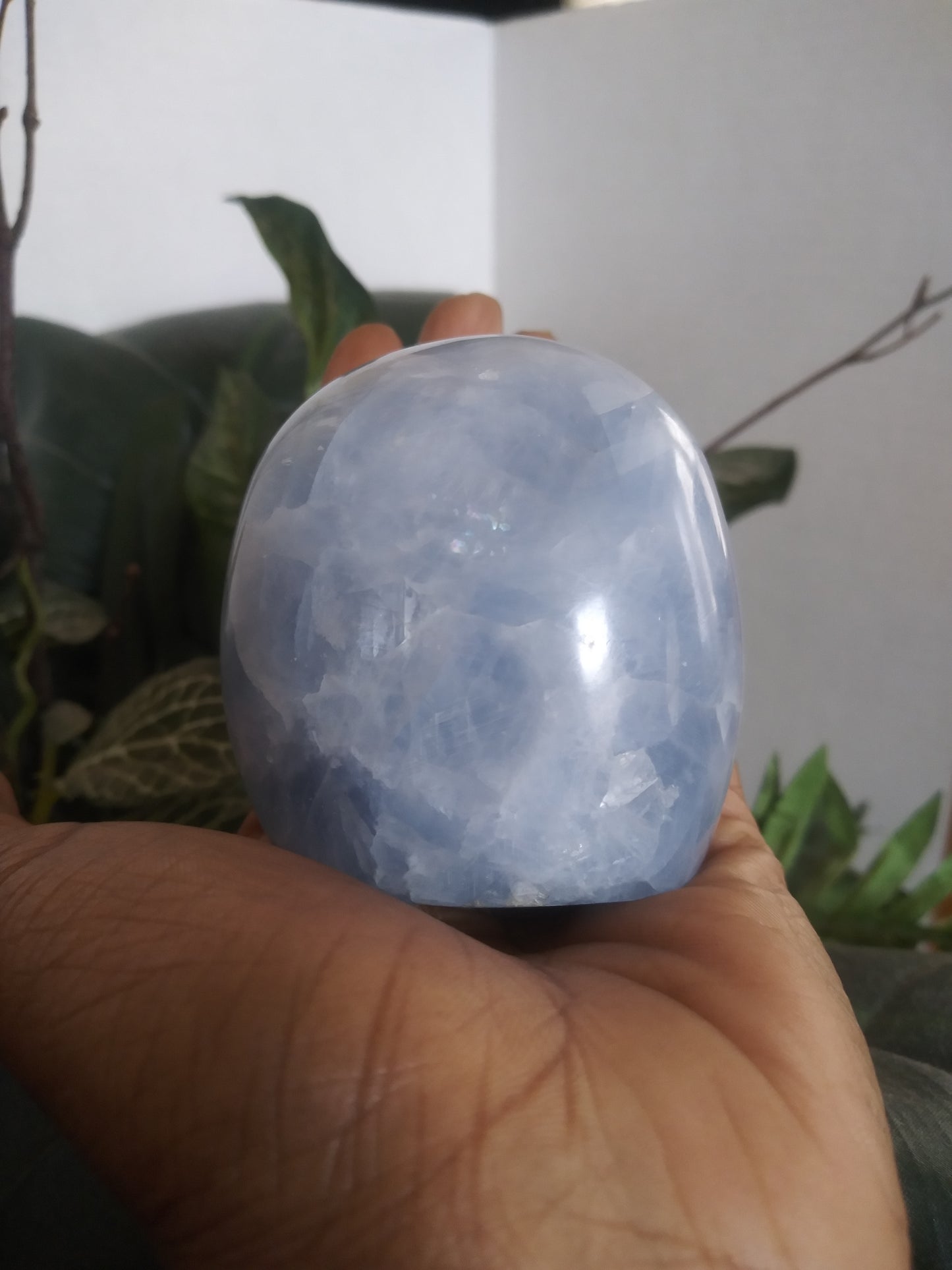 A Quality Blue Calcite Freeform