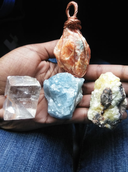 Calcite Crystal Set