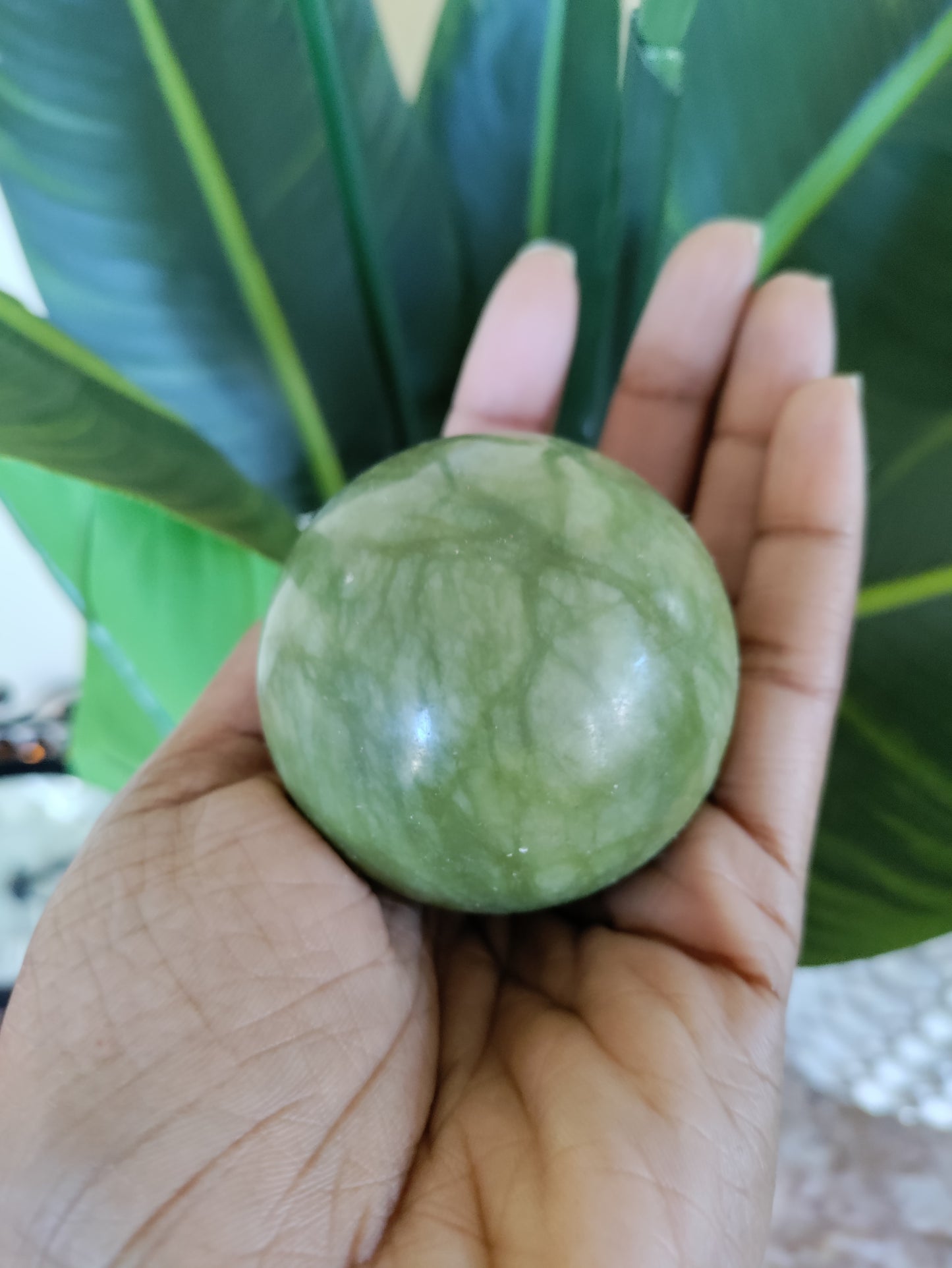 Jade Crystal Sphere 50mm